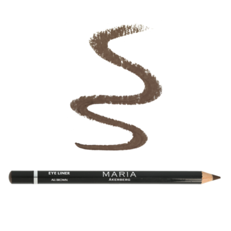 EYELINER ALL BROWN | MARIA &Aring;KERBERG | Warme chocoladebruine tint oogpotlood, natuurzuiver