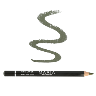 EYELINER WARM OLIVE GREEN | MARIA &Aring;KERBERG | Warme olijfgroene tint oogpotlood, natuurzuiver