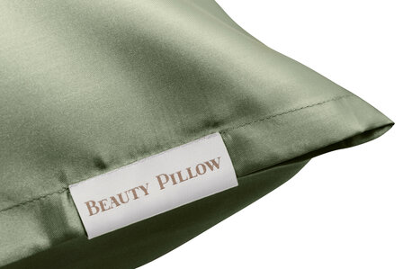 Beauty Pillow Olive Green satijn kussensloop