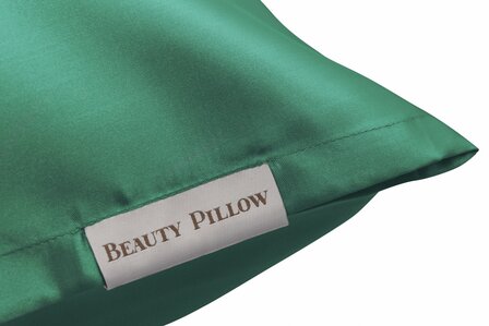Beauty Pillow Forrest Green Bos groen satijn kussensloop 