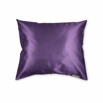 Beauty Pillow Aubergine satijn kussensloop 60x70 cm