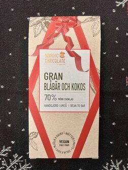 Nordic Chocolate Winter Wonderland vegan chocolade Zweden