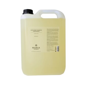 Hair and Body Shampoo Lemongrass 5 liter 5000 ml MARIA AKERBERG 