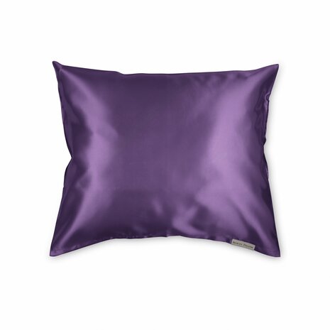 Beauty Pillow Aubergine satijn kussensloop 60x70 cm