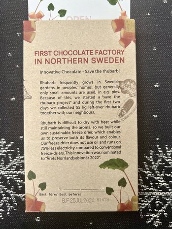 De eerste chocolade fabriek Noord-Zweden