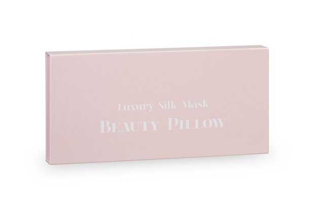 Verpakking Luxuary Silk Mask PINK Beauty Pillow
