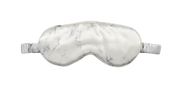 Luxuary Silk Mask Marble Beauty Pillow