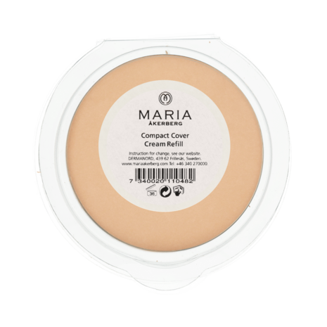 MARIA AKERBERG Compact Cover Cream refill met sticker 