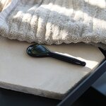 FACE GUA SHA SPOON BLACK OBSIDIAN | MARIA ÅKERBERG