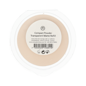 COMPACT POWDER TRANSPARENT MATTE REFILL | MARIA ÅKERBERG | Transparante poeder, fixeert de make-up