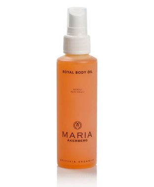 ROYAL BODY OIL | MARIA ÅKERBERG | Zeer rijke, sensuele lichaamsolie, zeer geschikt na de zwangerschap, rijk aan antioxidanten. Royal Body Oil heeft een heerlijke geur van Pathouli en Neroli