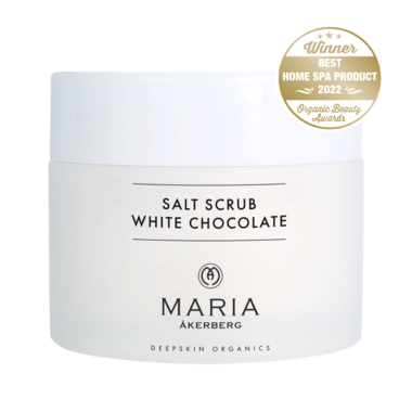 SALT SCRUB WHITE CHOCOLATE | MARIA ÅKERBERG | Heerlijke geurende lichaamspeeling met witte chocola en zeezout ECO BIO