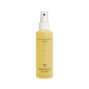 BODY & MASSAGE OIL GINGER | MARIA ÅKERBERG | Verzachtende lichaamsolie Gember en Arnica